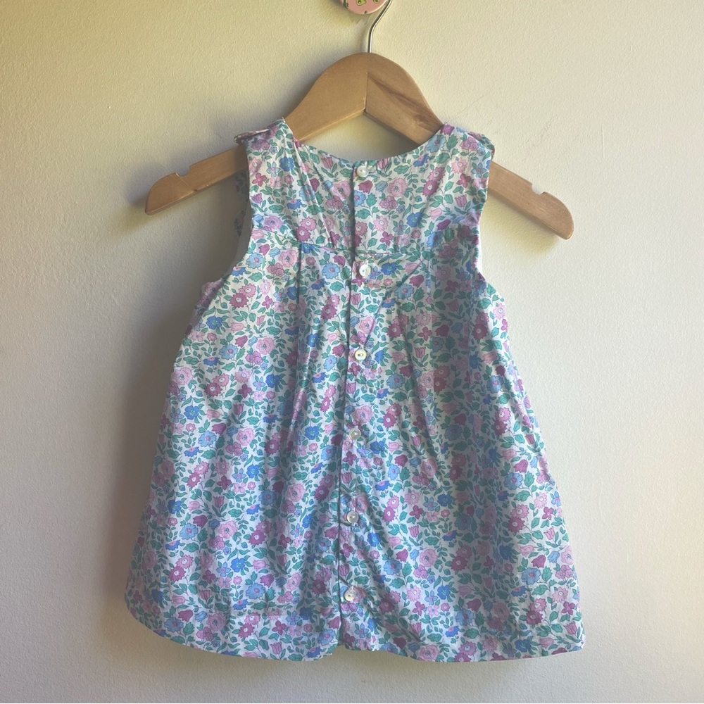 Jacadi Liberty Print Dress 12M - Picture 3 of 8